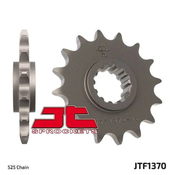Pignon de sortie de boite JT. acier standard 1370 – 525 Ref : JTC01357A / 1077237002