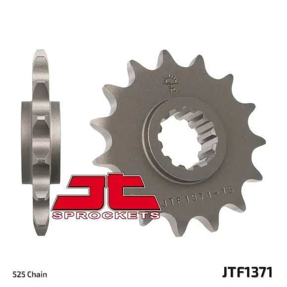 Pignon de sortie de boite JT. acier standard 1371 – 525 Ref : JTC01358A / 1077238002