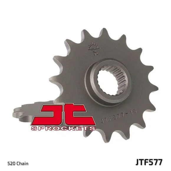 Pignon de sortie de boite JT. acier standard 577 – 520 Ref : JTC01425A / 1077448002