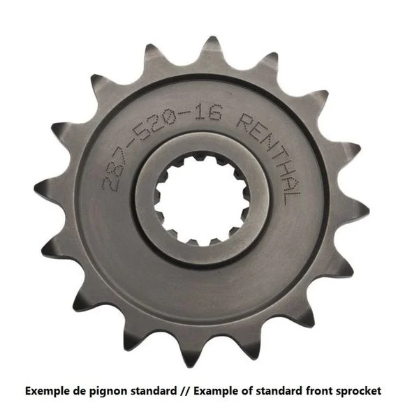 Pignon de sortie de boite Renthal acier standard 453 – 520 Ref : RT00398A / 1074240001