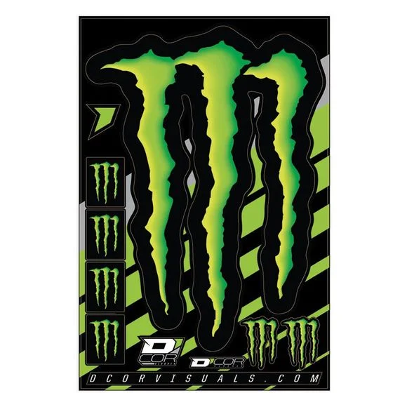 Planche de stickers D’cor Monster Claw – Noir / Vert Ref : DCO0025 / 40-90-103