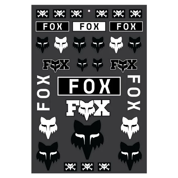 Planche de stickers Fox LEGACY TRACK PACK – Noir Ref : FX4921 / 32536-001-OS