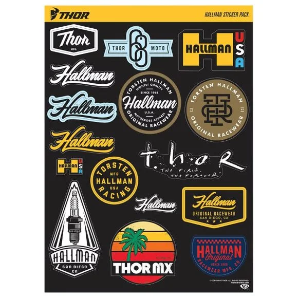 Planche de stickers Thor S20 HALLMAN Ref : TO3140 / 43202182