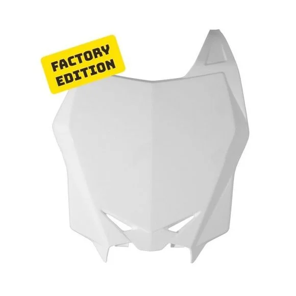 Plaque avant R-tech BLANCHE – Blanc Ref : RTH0595 / RTBRMZBN0016