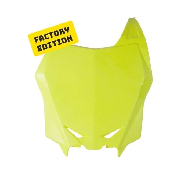 Plaque avant R-tech JAUNE FLUO – Jaune Ref : RTH0596 / RTBRMZGF0016
