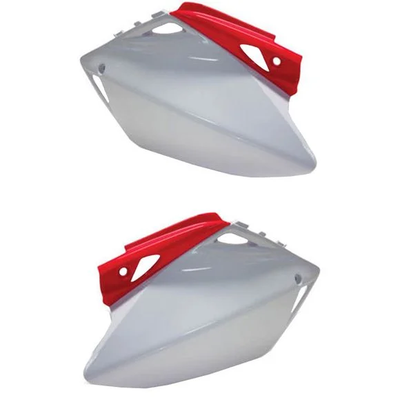 Plaques latérales Acerbis rouge/blancHONDA 250 CRF 250 R (ME10) – 2006 – 2009Ref : AE0436 / 0009175.553