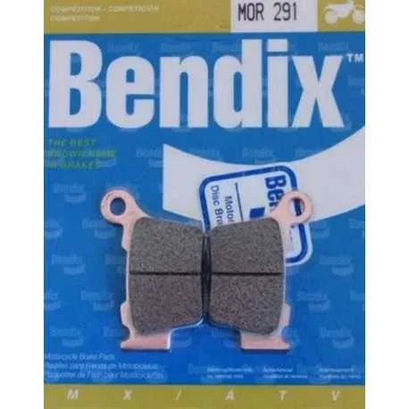 PLAQUETTES DE FREIN ARRIERE COMPETITION BENDIX MOR291 KTM SX 250 03/17