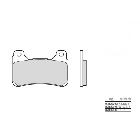 Plaquettes de frein BREMBO carbone ceramique – 07HO50RC