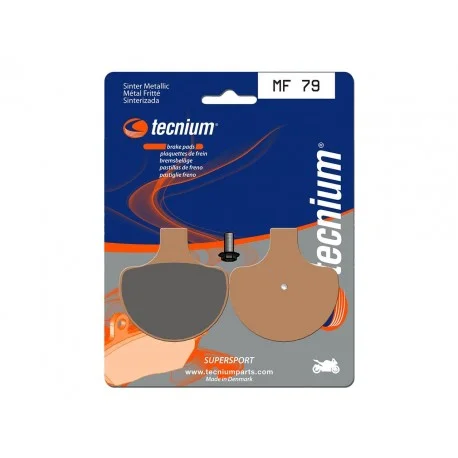 Plaquettes de frein moto TECNIUM Performance metal fritte MF79