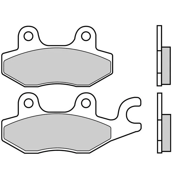 Plaquettes de freins Brembo Organique avant/arriere Ref : 07033XS