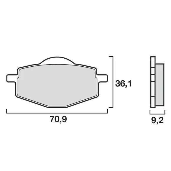 Plaquettes de freins Brembo Sinter Métal Fritté avant/arrière (selon modèle) Ref : 07YA14SX