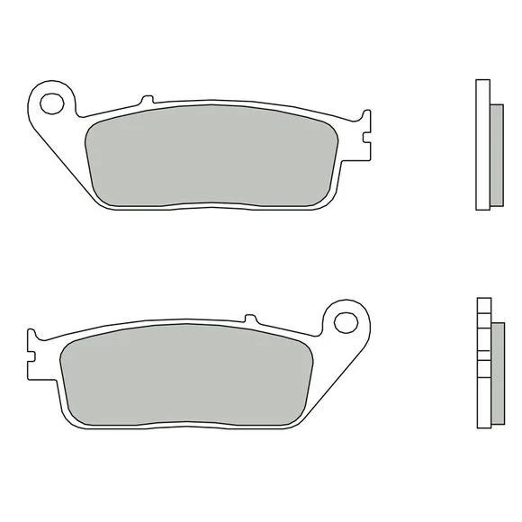 Plaquettes de freins Brembo Sinter Métal Fritté avant ou arrière (selon modèle) Ref : 07074XS