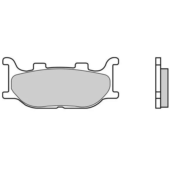Plaquettes de freins Brembo Sinter Métal Fritté avant Ref : 07042XS