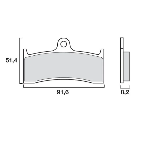Plaquettes de freins Brembo Sinter Métal Fritté avant Ref : 07KA20SA