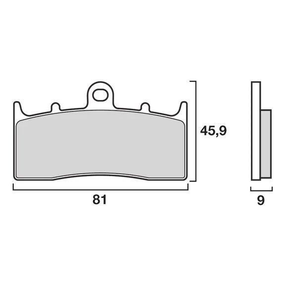 Plaquettes de freins Brembo Sinter Métal Fritté sport avant Ref : 07GR62SR