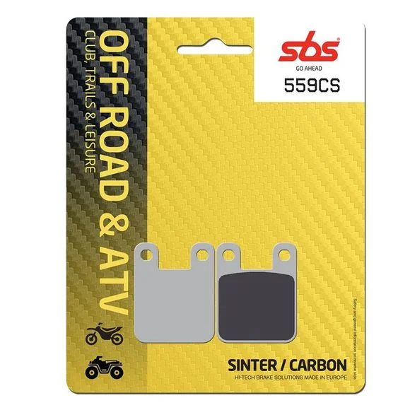 Plaquettes de freins SBS 559CS Organique avantKTM 65 65 SX – 2000 – 2001Ref : 559CS / 559110