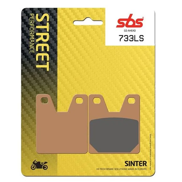 Plaquettes de freins SBS 733LS Sinter Métal Fritté arrière Ref : 733LS / 733040