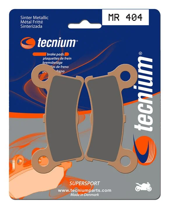 Plaquettes de freins Tecnium Performance métal fritté – MR404 Ref : TE00420A / 1023087