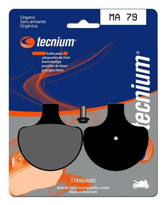 Plaquettes de freins Tecnium route organique – MA79 Ref : TE00666A / 1022547