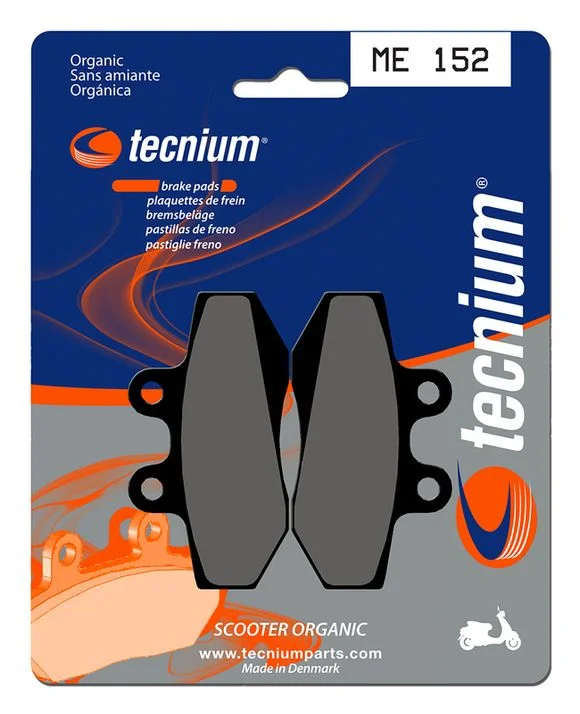 Plaquettes de freins Tecnium Scooter organique – ME152 Ref : TE00705A / 1022617