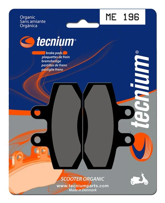 Plaquettes de freins Tecnium Scooter organique – ME196 Ref : TE00716A / 1022633