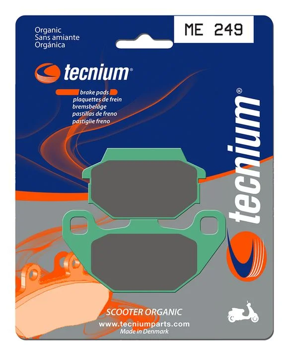 Plaquettes de freins Tecnium Scooter organique – ME249 Ref : TE02022A / 1022655