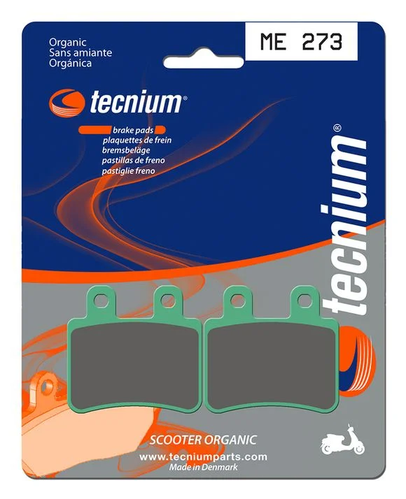 Plaquettes de freins Tecnium Scooter organique – ME273 Ref : TE00735A / 1022661
