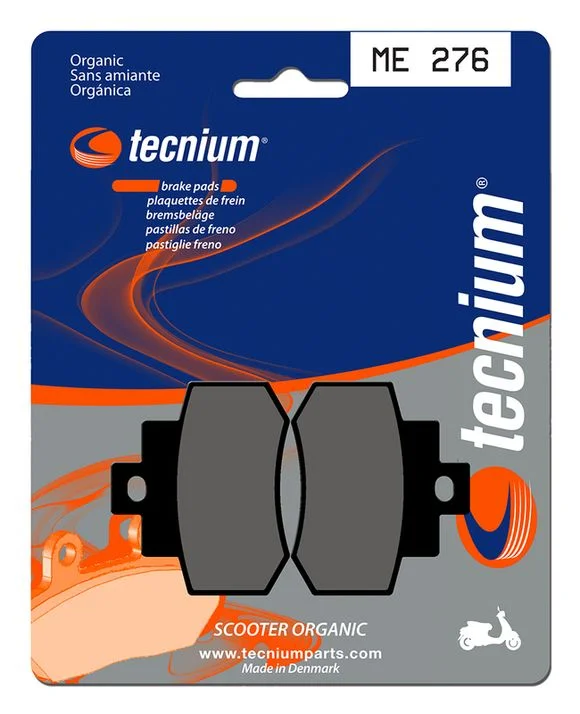 Plaquettes de freins Tecnium Scooter organique – ME276KYMCO 250 GRAND DINK 250 – 2001 – 2013Ref : TE00737A / 1022663