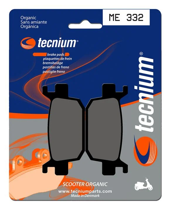 Plaquettes de freins Tecnium Scooter organique – ME332 Ref : TE00749A / 1022681