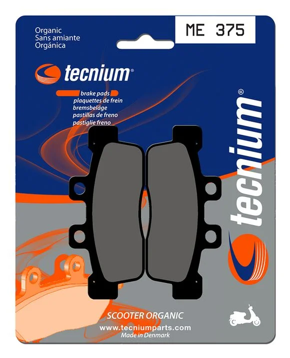 Plaquettes de freins Tecnium Scooter organique – ME375YAMAHA 125 CYGNUS 125 X (SE41) – 2010 – 2012Ref : TE00755A / 1022693