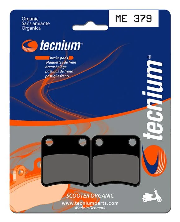 Plaquettes de freins Tecnium Scooter organique – ME379 Ref : TE00757A / 1022696