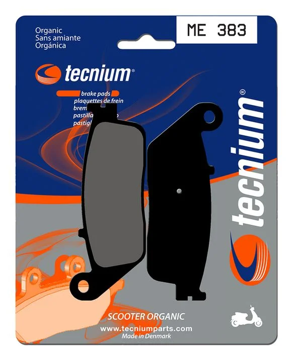 Plaquettes de freins Tecnium Scooter organique – ME383 Ref : TE00759A / 1022698