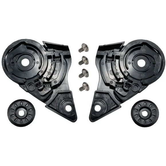 Platines d’écran casque Shoei GT-AIR 2 – Noir Ref : SI0348 / 18022040