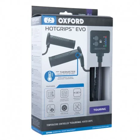 Poignees chauffantes OXFORD HotGrips Touring chauffe automatique
