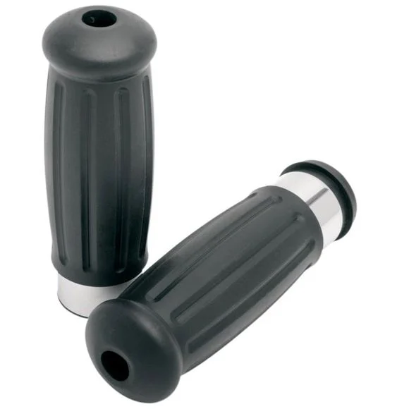 Poignées de guidon Drag Specialties Vintage style – Noir Ref : DRG0175 / 06300595