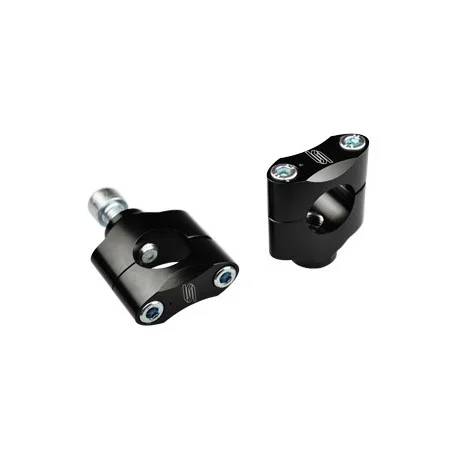 Pontets de guidon SCAR 28.6mm +35mm te de fourche SCAR perce