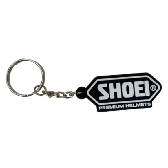 Porte-clé Shoei LOGO – Noir / Blanc Ref : SI0552 / 34010000