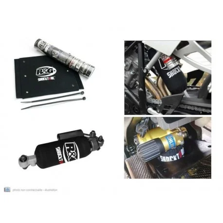 Protection d&rsquo;amortisseur R&G RACING noir 26,7×28,6 Triumph Sprint GT 1050