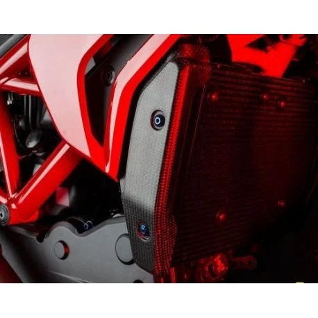 Protection de radiateur LIGHTECH carbone – Ducati 821 Hypermotard