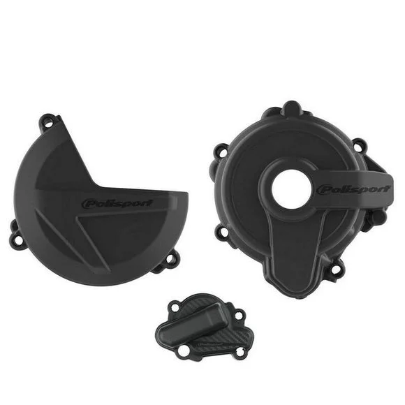 Protection Moteur Polisport kit protection de carter d’embrayage, d’allumage et de pompe à eau Ref : PLS00717A / 1119668001
