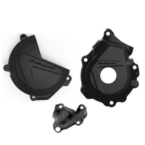 Protection Moteur Polisport kit protection de carter d’embrayage, d’allumage et de pompe à eau Ref : PLS00716A / 1119662001