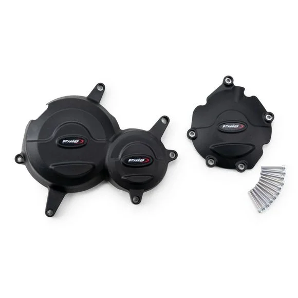 Protection Moteur Puig Kit de 2 pare-carters – Noir Ref : PUI0656 / 21451N