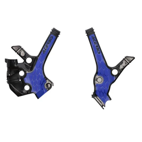 Protège cadre Acerbis X-GRIP – Noir / Bleu Ref : AE5708