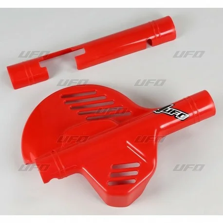 Protege disque avant UFO rouge Honda CRF250R/CRF450R