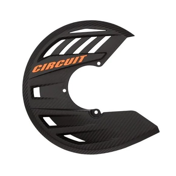 Protège Disque Circuit Equipement UNIVERSEL Universel – Carbone / Orange Ref : CRE0008 / CD007-2DS