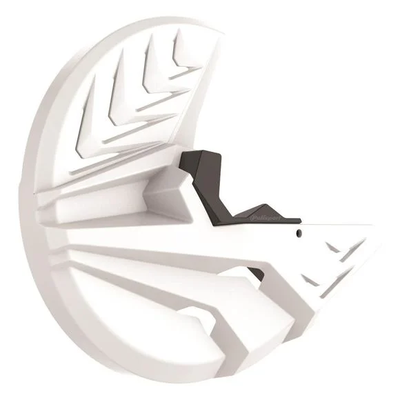 Protège Disque Polisport POUR DISQUE AVANT BLANC – KAWASAKI Ref : 784966WH / 1086195002