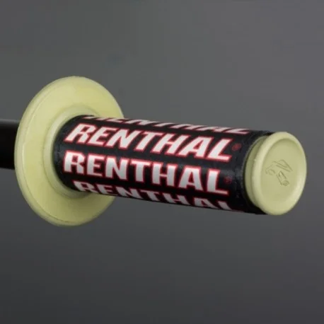 Protege-poignees RENTHAL Clean Grips noir/rouge