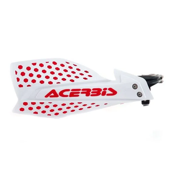 Protèges-mains Acerbis X-Ultimate Universel – Blanc / Rouge Ref : AE1576