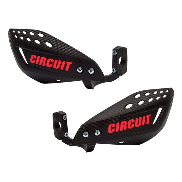 Protèges-mains Circuit Equipement VECTOR Universel – Carbone / Rouge Ref : CRE0039 / PM061-2DA
