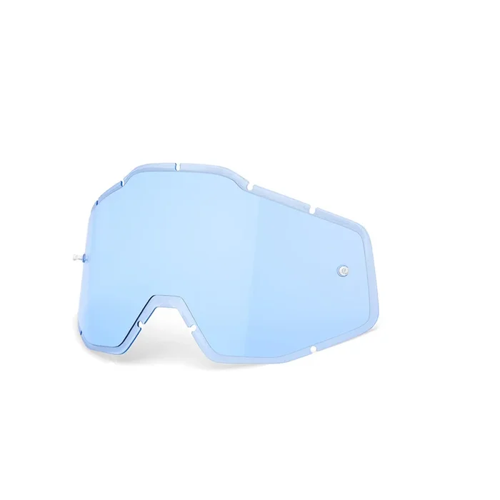 Racecraft/Accuri/Strata replacement injected lens 100% – Blue anti-fog